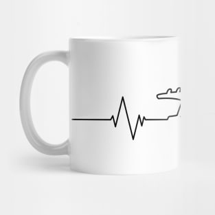 plane in A heartbeat , aire plane Mug